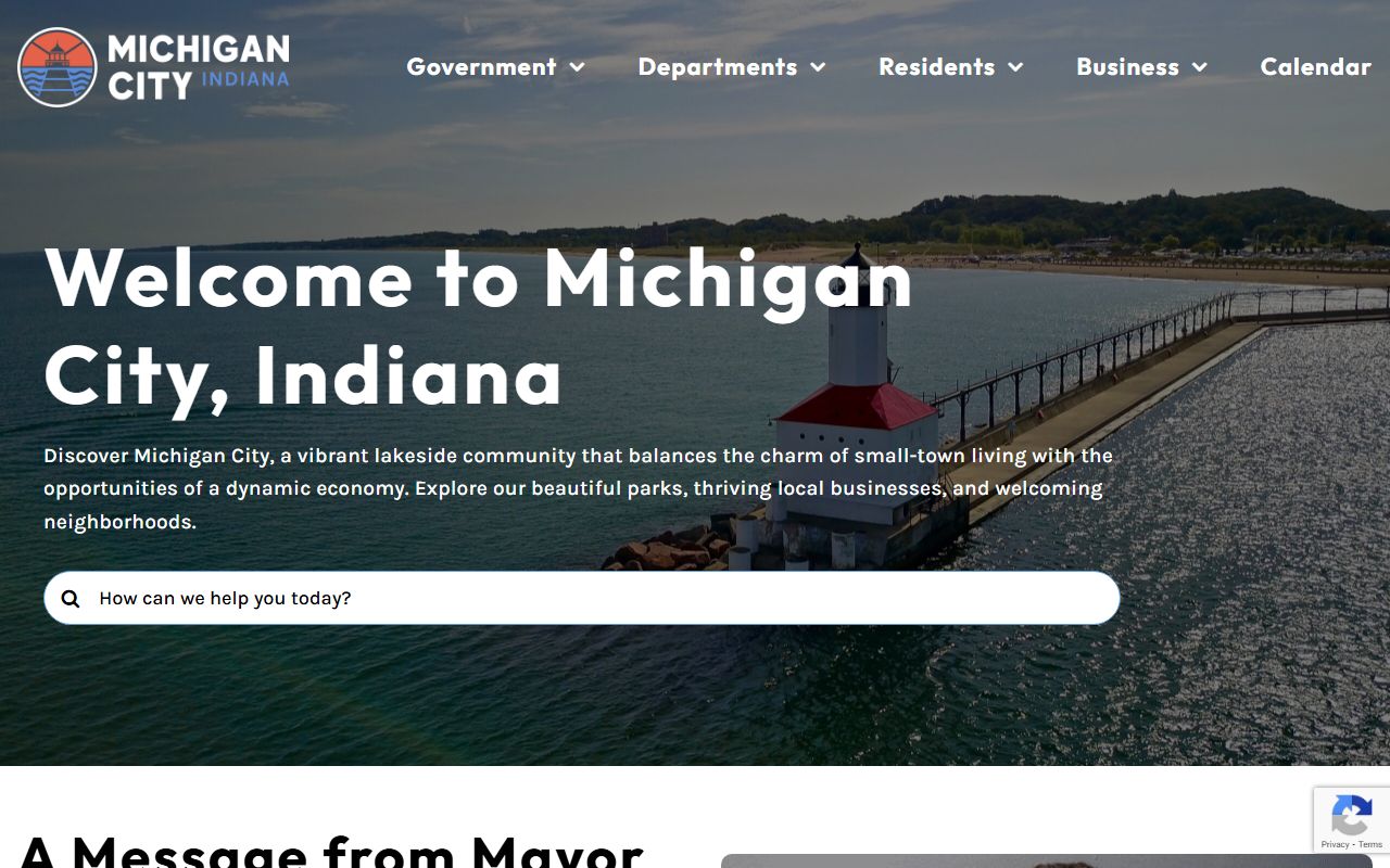 Michigan City Indiana official city website for unclaimed money resources