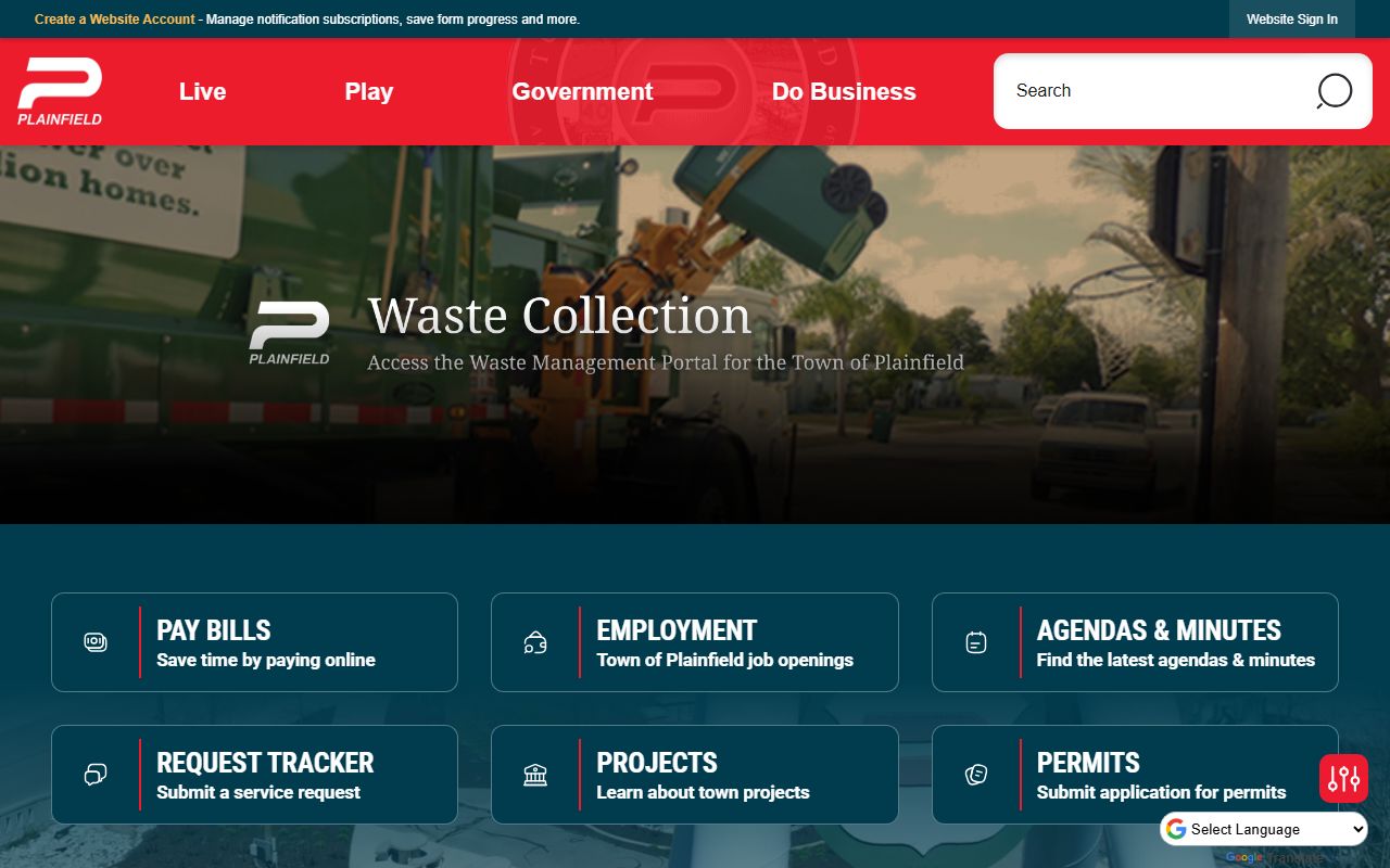 Town of Plainfield Indiana official website for Plainfield unclaimed money