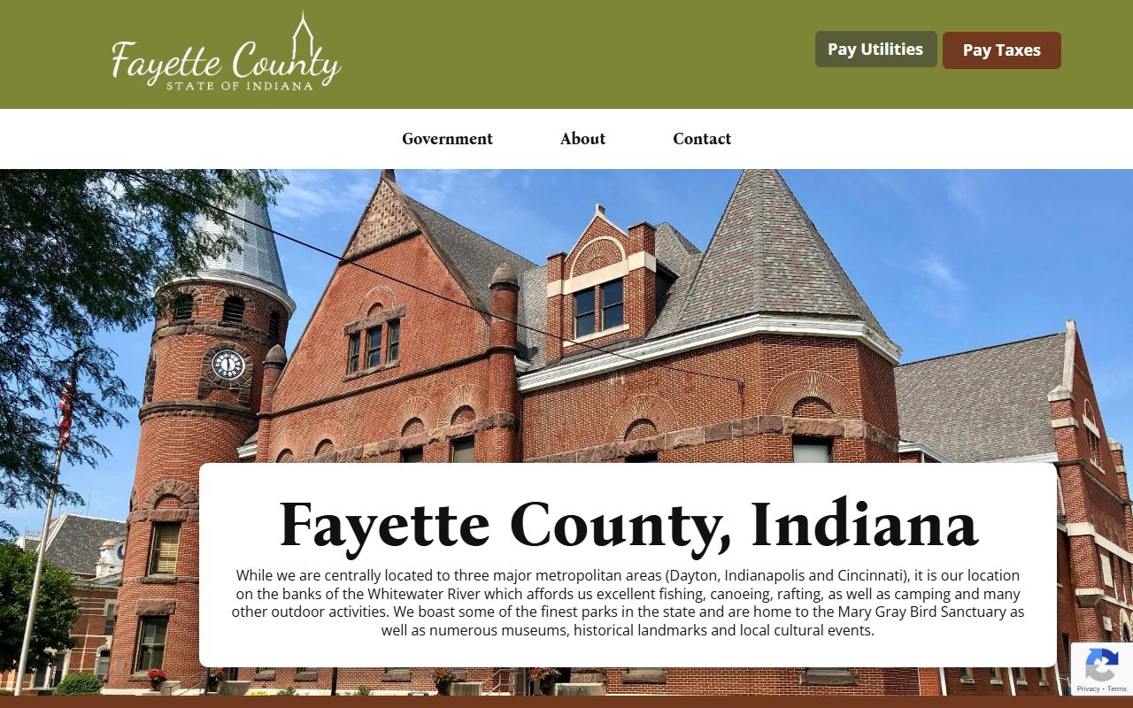 Fayette County Indiana website for unclaimed money resources