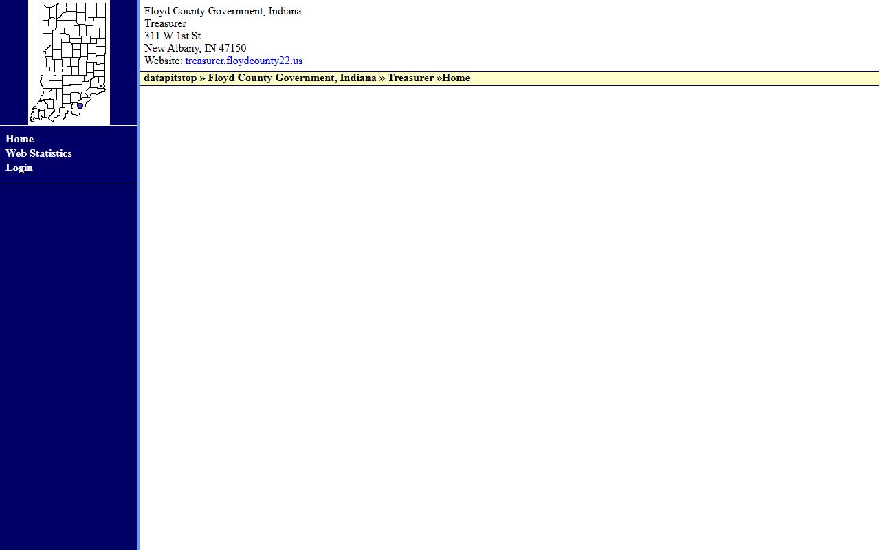 Floyd County Indiana treasurer website for unclaimed money