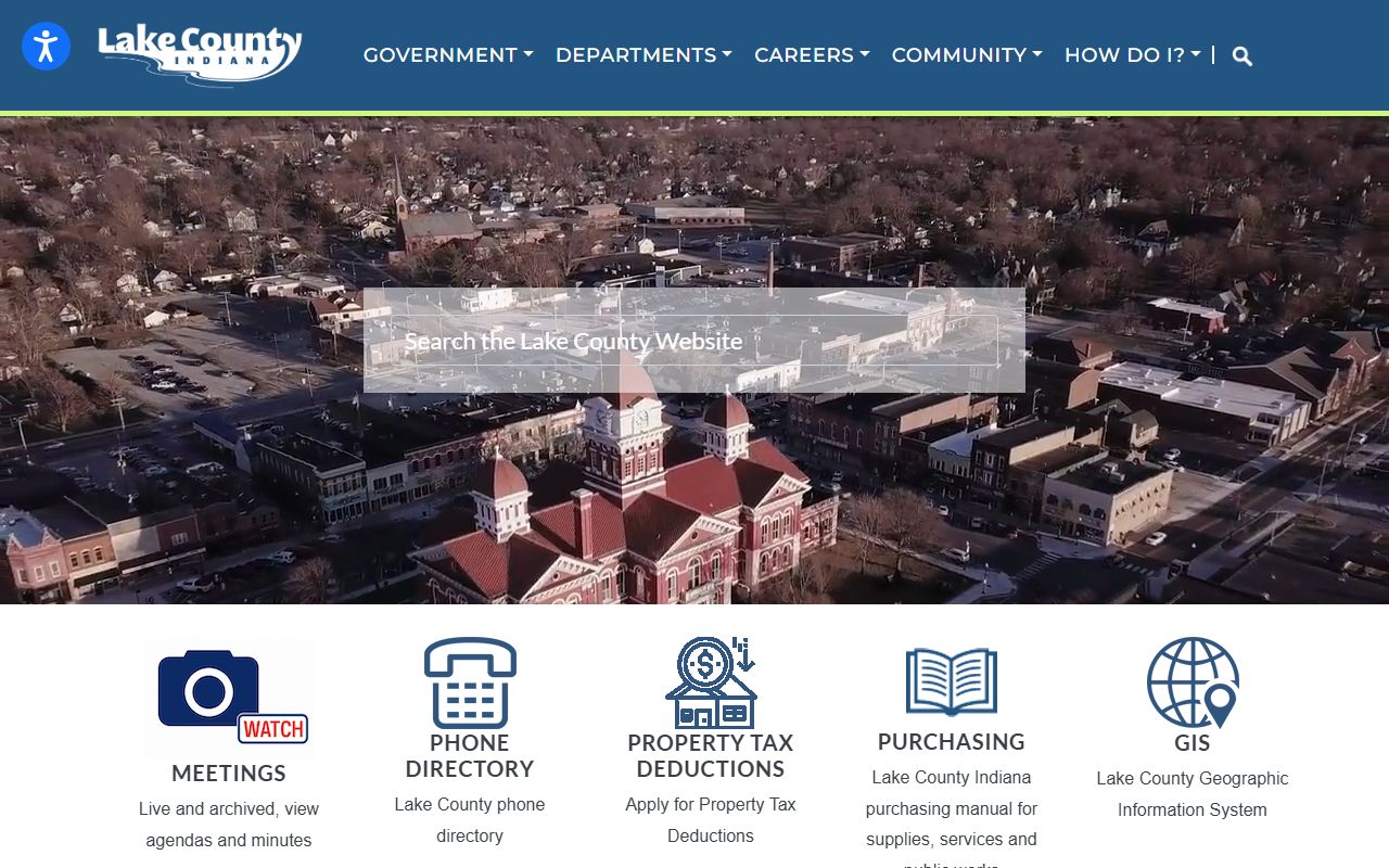 Lake County Indiana website for unclaimed money resources