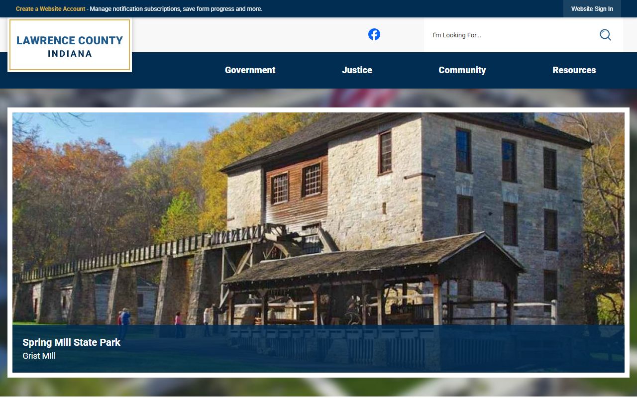 Lawrence County Indiana website for unclaimed money resources