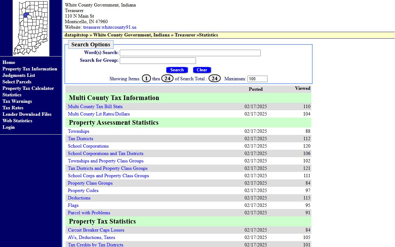 White County Treasurer website for unclaimed money resources in Monticello Indiana